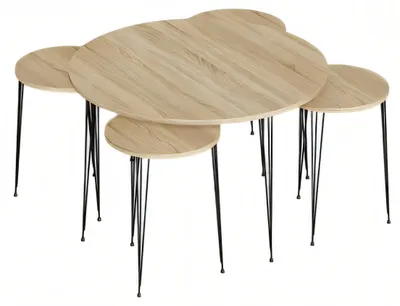 Obrázok produktu pre Elegantný drevený príručný stolík v teplej hnedej farbe pre moderné bývanie