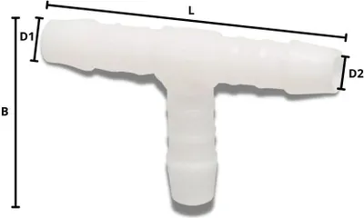 Produktbild von Schlauchverbinder Kunststoff T-Stück 25 mm