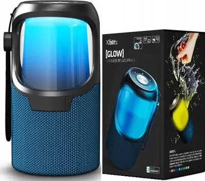 Obrázek produktu pro Reproduktor Xblitz Glow Bluetooth, IPX5, 10W stereo, 2200mAh, černý