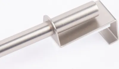 Produktbild von Spannstange Spannfix Klemmstange Scheibenstange Vitragenstange Lisette Zylinder 40-60cm edelstahloptik