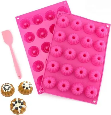 Zdjęcie produktu dla Mała różowa silikonowa forma do pieczenia 30 x 20 cm
