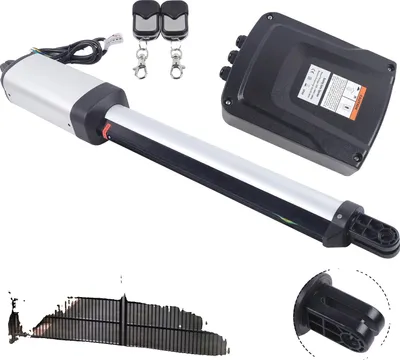 Produktbild von Toröffner, 50W Motor, Einstellbare Öffnungszeit 1-12 Sekunden, Einstellbare Schließzeit 1-12 Sekunden, Rostbeständiges Metall, Rollcode-Technologie