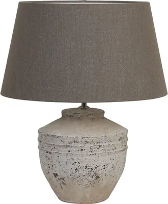 Produktbild von Light & Living Lampenfuss Ø25 H35 cm TOBA medium antik grau