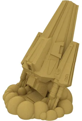 Produktbild von 3D Würfelturm Starfinder orange für Tabletop & Rollenspiele