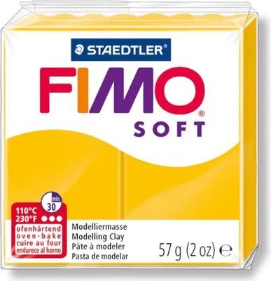 Image de FIMO, pâte à modeler, pâte à modeler jaune soleil soft normal