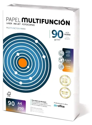Productafbeelding van A4-papier, 90 g, 200 vellen, multifunctioneel papier voor printers, laserprinters en inkjetprinters