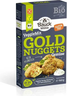 Produktbild von Bauck Mühle VeggieMix Gold Nuggets Gemüse 160g