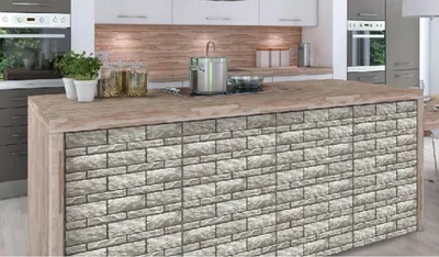 Image de 3D autocollants muraux 6pcs 30x30cm brique pierre autocollant sticker mural, Variante:1