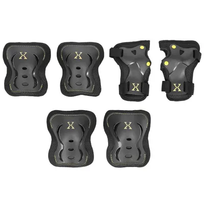 Image de Jeu de protecteurs EX320, noir-or - taille L