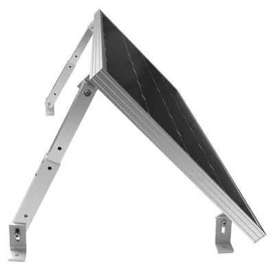 Neigungshalterung für Solarmodule bis 150 W, silber, Aluminium