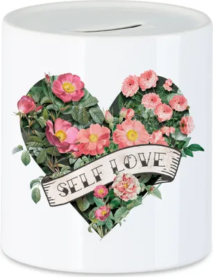 Produktbild von Self Love Spardose Selbstliebe Liebe Glück Spaß Glücklich Freiheit Selbstbewusstsein Hobbies Freiheit Herz