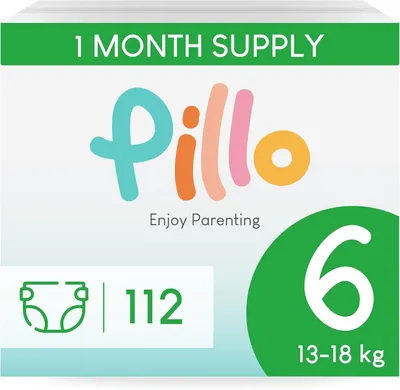 Produktbild von Windeln Größe 6, 112 Stück, für Kinder von 13-18 kg, für Babypflege