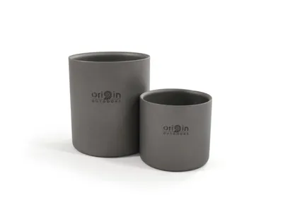 Produktbild von Origin Outdoors Titan Thermobecher 120 ml Espresso