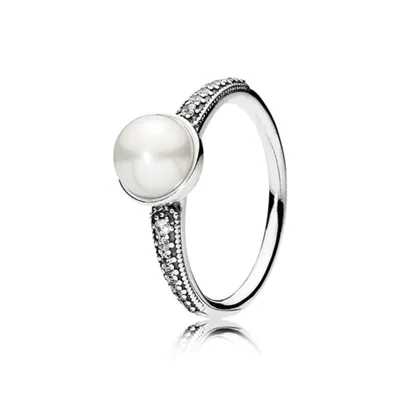 Zdjęcie produktu dla Pierścionki damskie Pandora, srebro próby 925, rozmiar 52 (16.6), model 191018P-52