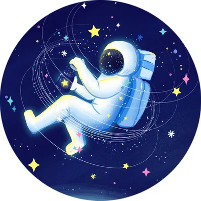 Immagine prodotto di INF Luce Notturna Astronauta - Bianca, Ricaricabile, Sensore di Movimento