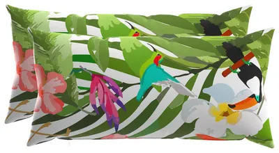 Obrázok produktu pre vidaXL Vankúšový poťah, 2 ks, HEERLEN, čierna, 40 x 80 cm, polyester