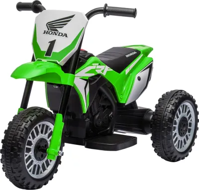 Produktbild von Honda Elektro-Kindermotorrad, 3 km/h, Soundeffekte, für 18-36 Monate, Grün, Spielzeug für Kleinkinder