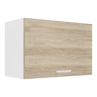 Productafbeelding van Esilo keuken bovenkastje 60 cm 1 deurwit, eik decor.