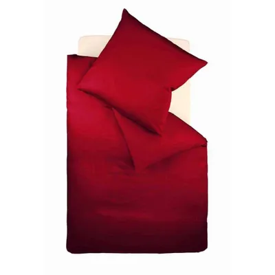 Zdjęcie produktu dla pościel satynowa fleuresse Colours 200x220 cm + 2 szt. 80x80 cm Bordeaux
