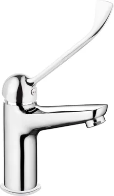 Zdjęcie produktu dla Bateria umywalkowa Deante z dźwignią Clinic, chrom, mosiądz, 112 mm