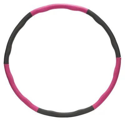Produktbild von ACTIGET Hula-Hop-Fitness – aus NBR-Kunststoff 88 cm in grau-rosa Farbe.
