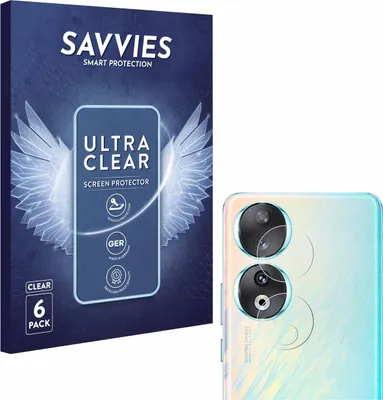 Produktbild von 6x Für Honor 90 (NUR Kameraschutz) Schutzfolie Savvies Displayschutz Display Schutz Folie Klar Transparent
