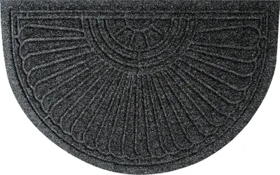 Produktbild von wash+dry Fußmatte DUNE Halfmoon" anthrazit 55x85 cm"