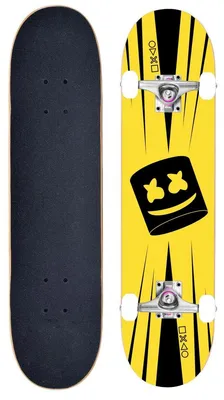 Image de 213 Street Skateboard 213 Fornite 2 jaune