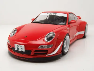 Produktbild von Ixo Models 18CMC168 Porsche 911 RWB 997 rot 1:18