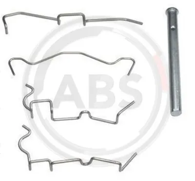 Produktbild von A.B.S. 1650Q Zubehörsatz Scheibenbremsbelag Vorne für DAIHATSU CUORE VI (L7)