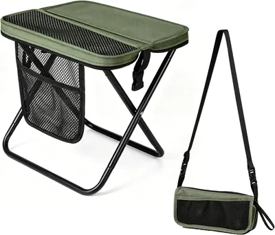 Productafbeelding van Klapkruk 31 cm, tot 120 kg, groen, opbergtas, voor kamperen