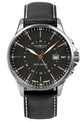 Produktbild von Iron Annie 5842-5 Wellblech Dual-Time Quarz Herrenuhr 42mm
