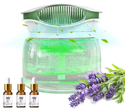 Produktbild von Luftverfrischer Aromadiffuser mit 30 ml ätherischen Ölen, Ionisator, LED-Licht, für die Raumluft