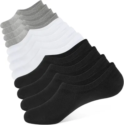 Produktbild von Unsichtbare Socken, Silikon Antirutsch, 6 Paar, für Männer und Frauen