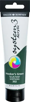 Obrázek produktu pro Daler Rowney System3 Akrylová barva Hooker's Green 150 ml 1 ks