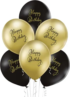 Produktbild von Luftballon Ø30cm "Happy Birthday" | 6 Stk.