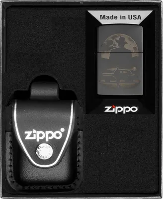 Produktbild von ZIPPO Feuerzeug-Set VINTAGE CAR AND MAN DESIGN Geschenk No3