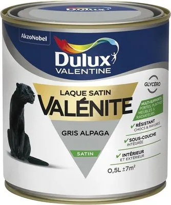 Produktbild von Valenite Satin Lack 0,5 l Basis Weiß (bw) - Dulux Valentine
