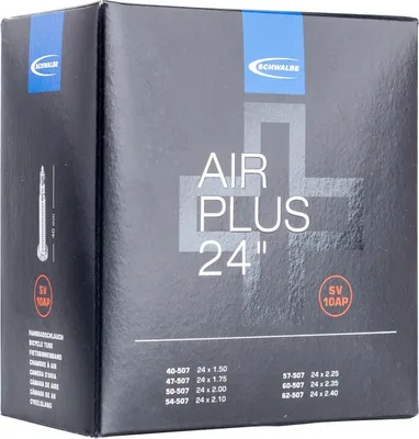 Zdjęcie produktu dla Dętka Schwalbe AV 10AP Air Plus 24x1.50-2.40' 40/62-507 AV 40 mm