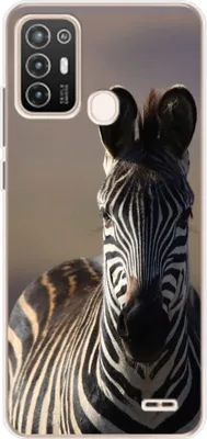 Produktbild von König Design Hülle kompatibel mit ZTE Blade A52 Kunststoff Soft Handyhülle - Handy Case Zebra