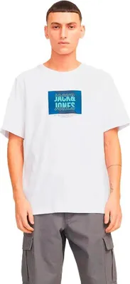 Image de Jack & Jones Hudson T-shirt manches courtes Blanc S Hommes Blanc S