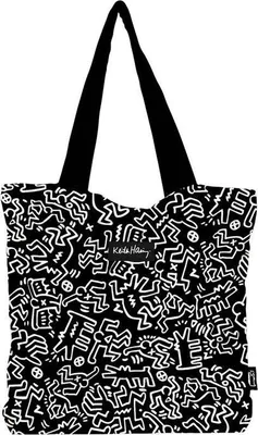 Image de Erik Editores Keith Haring Sac en tissu Gris Gris One Size