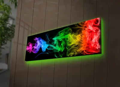 Obrázek produktu pro Opviq, 3090DACT- LED3265, Barevné, Výtisky na plátně, 30 x 90 cm, 100% semišové plátno