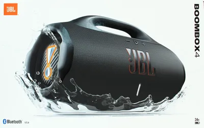 Zdjęcie produktu dla JBL Boombox 4, 1,91 cm (0.75"), 2 cm, 12,7 cm (5"), 12,3 cm, 180 W, 37 - 20000 Hz