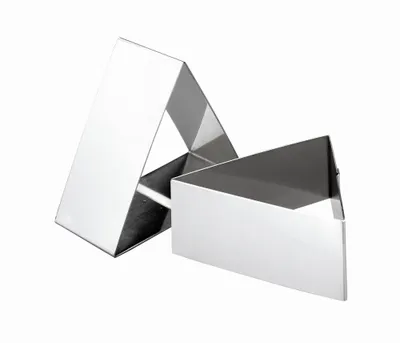 Produktbild von Ibili Clasica Dessertring Dreieck, 8 cm Durchmesser, 4,5 cm Höhe, 1 Stück