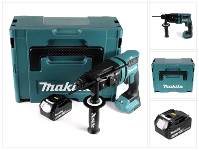 Image de Makita DHR 182 F1J Marteau perforateur sans fil 18V 1,7J SDS plus Brushless + 1x batterie 3,0Ah + Makpac - sans chargeur