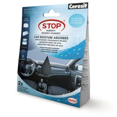 Image de Ceresit STOP MOISTURE sachets absorbants pour voiture 2x50g parfum neutre