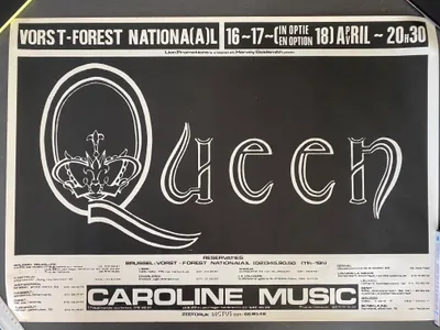 Obrázek produktu pro Queen - Belgie, 1978 - Plakát - 61x91 cm