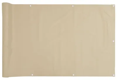 Image de vidaXL Pare-vue pour balcon Beige 90x300 cm Tissu Oxford
