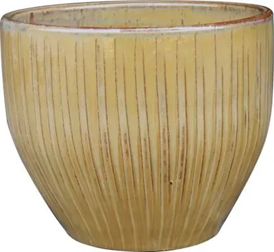Produktbild von Pflanztopf FloraSelf Ton glasiert Ø 44,5 cm H 38 cm latte